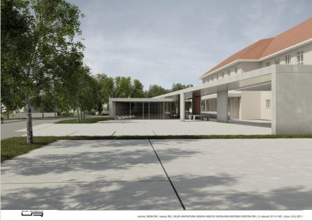 Pogled na novopredvideno tržnico Žiri